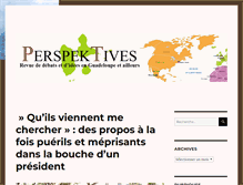 Tablet Screenshot of perspektives.org